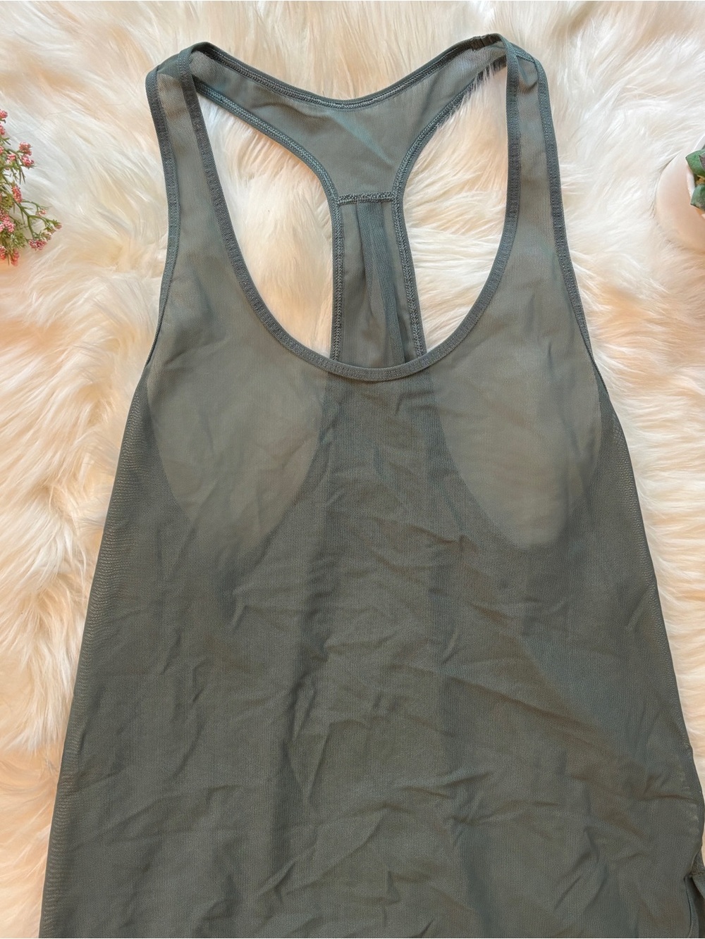 Lululemon Mesh Singlet Racerback Tank Top